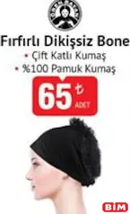ÖREN BAYAN FIRFIRLI DİKİŞŞİZ BONE